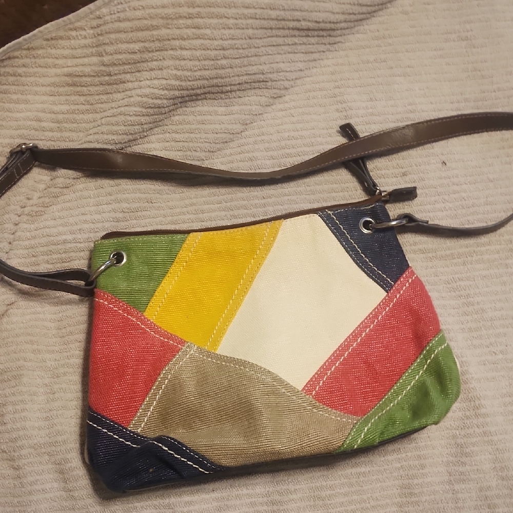 Relic Multicolor Patchwork Crossbody Bag - image 1